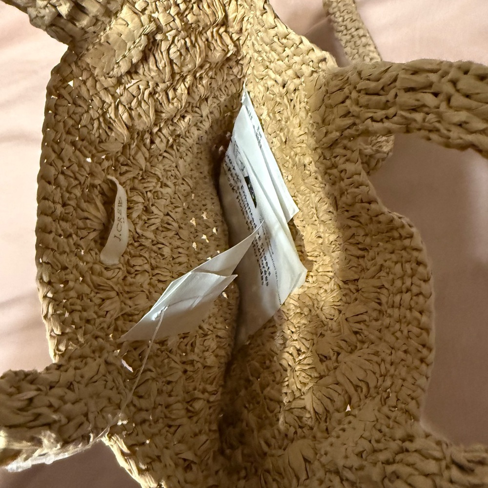 J. Crew Outlet Crochet Tote Bag - Picture 3 of 4
